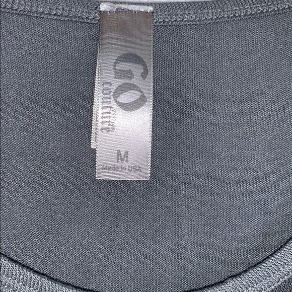 NWTs GO COUTURE • Star Grey Color Block Sweater - Picture 4 of 7